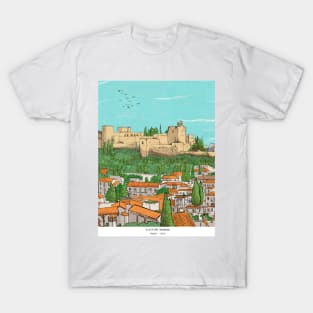 City View Granada Spain Illustration T-Shirt